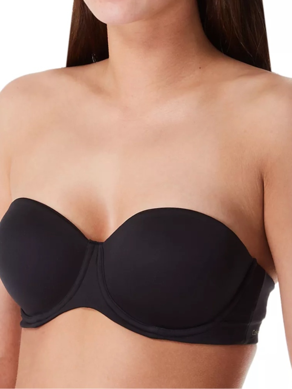 Calvin Klein Lightly Lined Constant Strapless Bra – Black – NWT